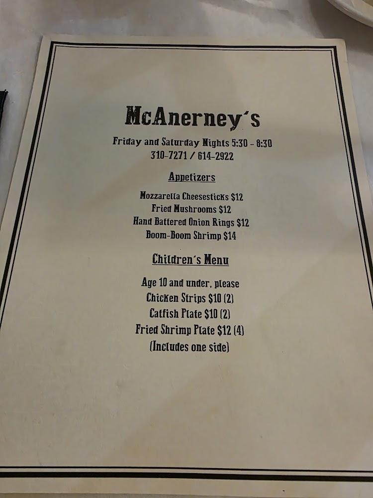 McAnerneys Menu image 4